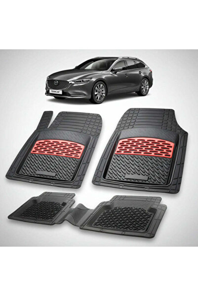 TEAMCAR Mazda 6 GL Facelift 2 Combi 2018-2024 Floor Mats | Red Edition – Team...