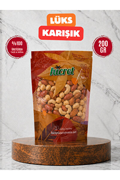 Hicret Kuruyemiş Lüx Karışık 200 GR