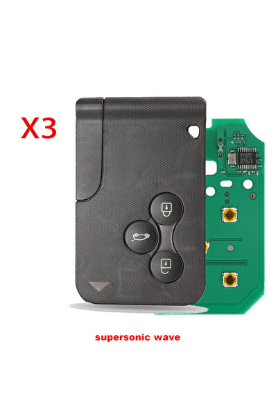 Choice3 3PS supersonic jingyuqin 3 Buttons 433Mhz ID46 PCF7947 Chip & Insert ...