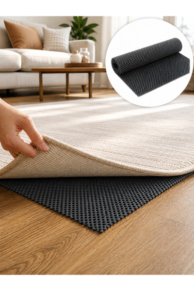 BEYLİNİ Halı Kaydırmazı 45x125 CM Yıkanabilir Halı Altı Kaydırmaz Halı Sabitl...