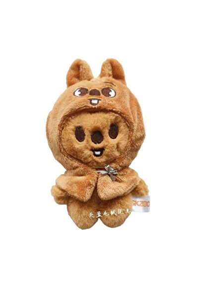 Schulzz Skzoo Han Quokka Pelerin Peluş Oyuncak Anahtarlık 15Cm
