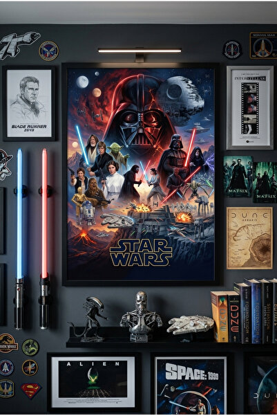 Alibuy A3 Star Wars Darth Vader Luke Skywalker Obi Wan Kenonbi Kylo Ren Rey F...