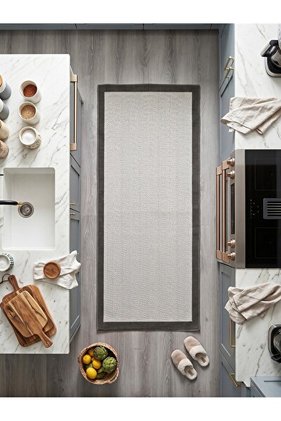 Myevilla Vektör Sisal Halı Kaymaz Taban Silinebilir Yıkanabilir Modern Salon ...