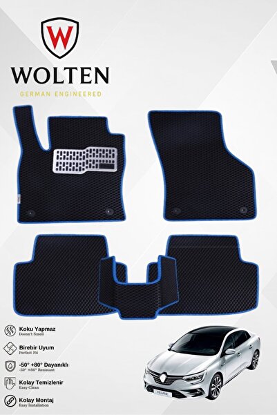 w wolten german engineered MEGANE 4-SEDAN-RENAULT-(2016-2025) İÇİN EVA İÇ PAS...