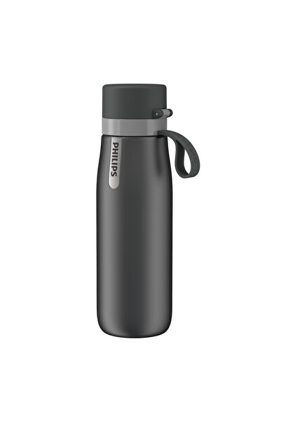 Philips Θερμός με Φίλτρο GoZero Daily Γκρι 590ml από Ανοξείδωτο Ατσάλι Διπλού...