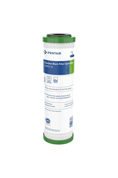 PENTAİR Φίλτρο Νερού CBR2-10 Ενεργού Άνθρακα 10″ x 2.5″ 0.5μm