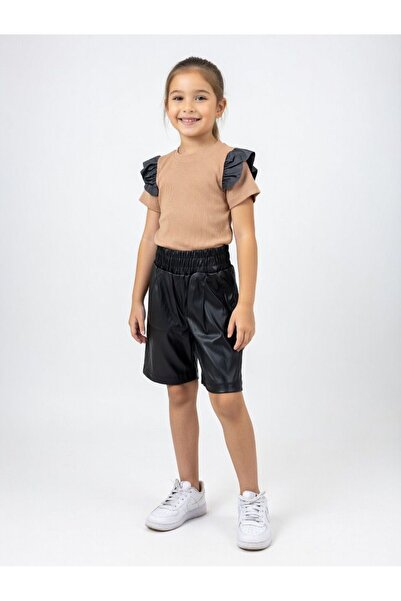 Kids Club Sleeveless Ruffle Detailed Girls' Set