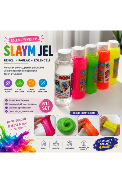 REDROSE COLOR Slaym Seti 5 Renk+ borakslı hazır sıvı