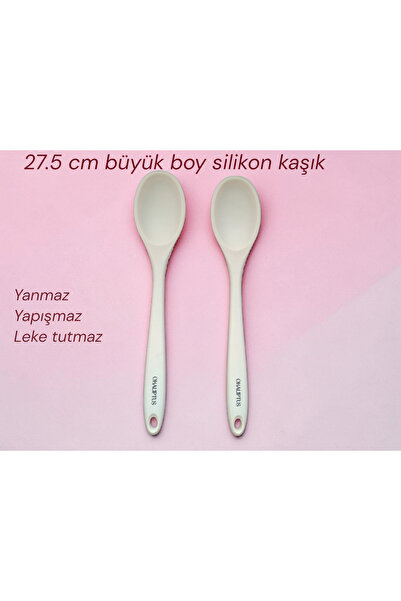 EMPA A V M 2 adet okaliptus 27.5 cm yanmaz, yapışmaz, leke tutmaz beyaz silik...