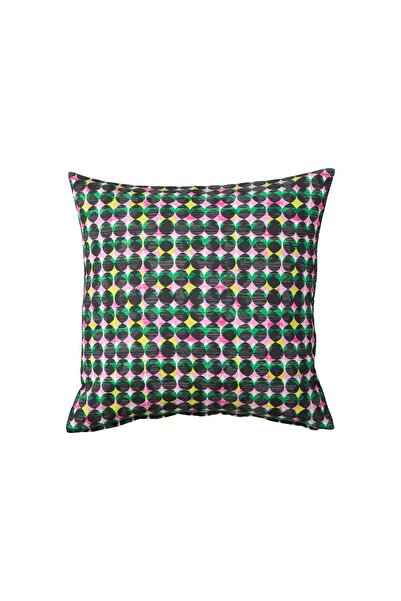 IKEA غطاء وسادة، وردي-أخضر، 50x50 سم