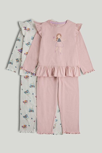MOTHERCARE 2 Pack Fairy Pyjamas