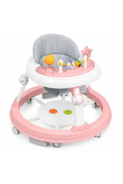 Kidizi Pippa pink multifunctional walker for girls, with interactive foot pan...