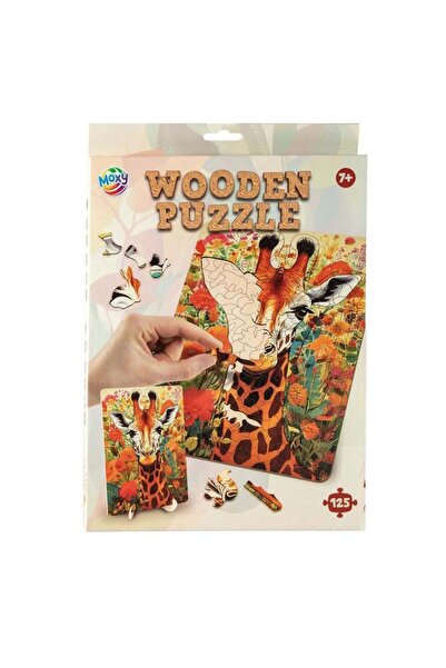 Moxy Wooden Puzzle Giraffe 125 pieces