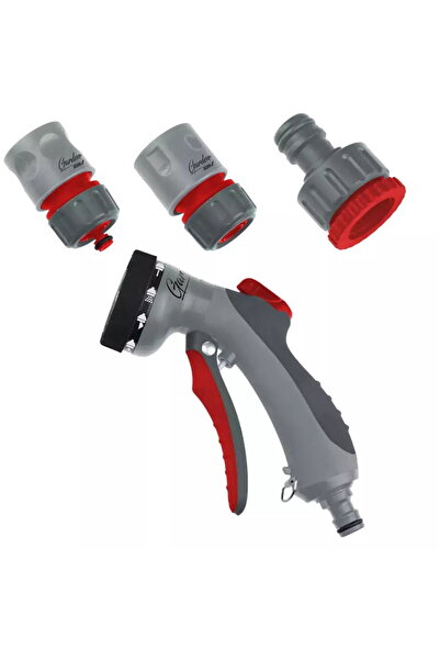 DEDRA EXIM Pistol pentru stropit cu 8 functi TRIGGER CONTROL-set 4 elemente