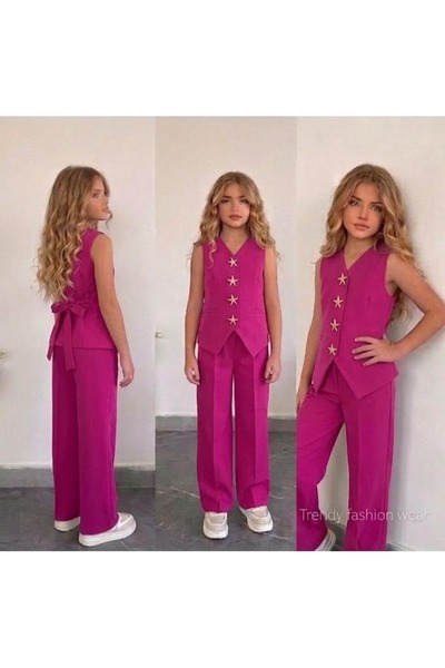 Bisahane Set pantaloni vestă pentru fete
