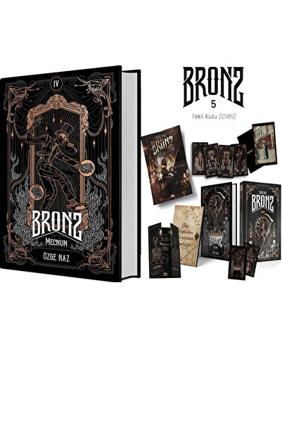 Guardian Kitap Bronz 4 Mecnun Ciltli ve Bronz 5 Ölüm Tekli Hediyeli Kutulu (Ö...