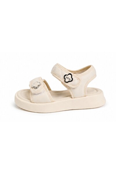 YASSO Sandale copii casual cu arici Beige & Black