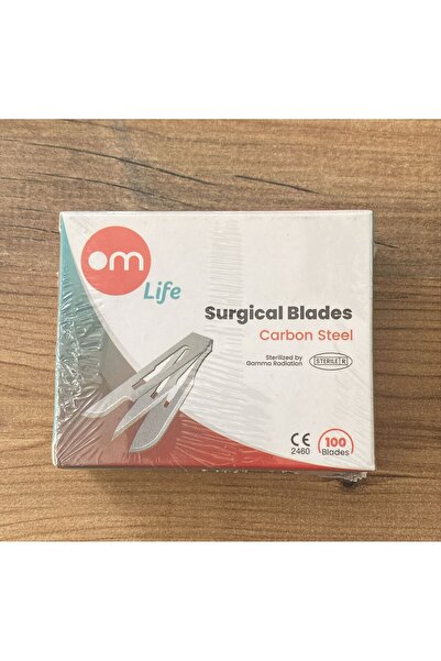 OLGUN BİSTÜRİ KESİM OPERASYON UCU NO: (15-C) (steril) (100 ADET) PASLANMAZ ÇELİK