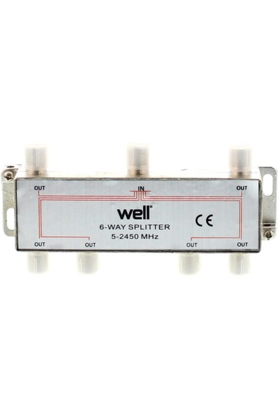Well Spliter CATV 6 cai 2450 Mhz