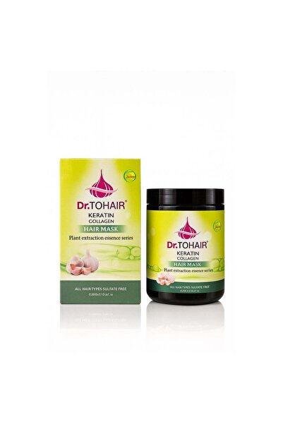 Dr. TOHAIR Mască de Păr Keratin & Collagen 1000 ml – Hidratare Intensivă, Rep...