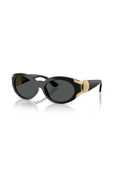 Versace VE4503-UGB1/87 Kadın Güneş Gözlüğü Siyah Kemik Çerçeve Füme Lens UV400