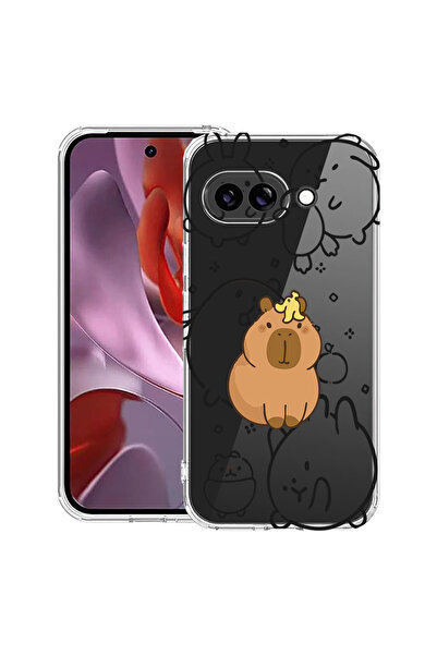 bestcase Husă Antișoc pentru Google Pixel 10a, Capibara Kawaii cu desene anim...