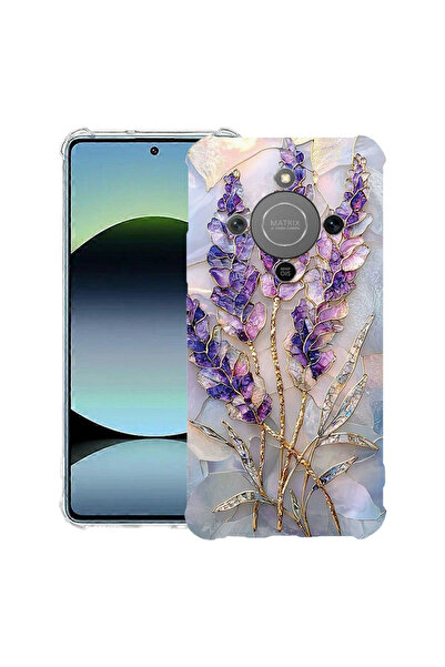bestcase Αντικραδασμική Θήκη για Honor Magic8 Lite, Φλοράλ - Χρυσή Ορτανσία, ...