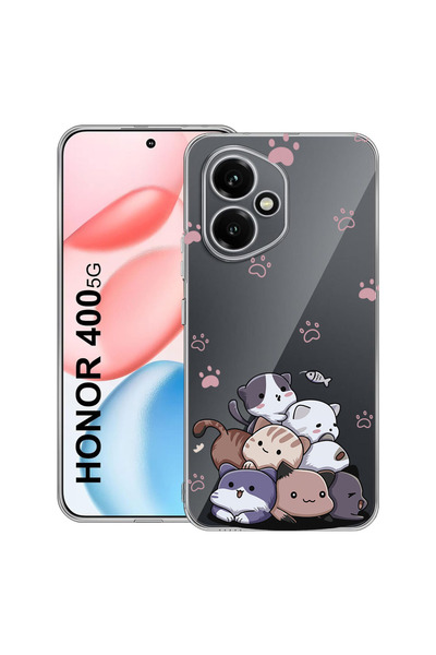 bestcase Противоударен калъф за Honor 400, Бебешки котенца, 2041147 AS 2018