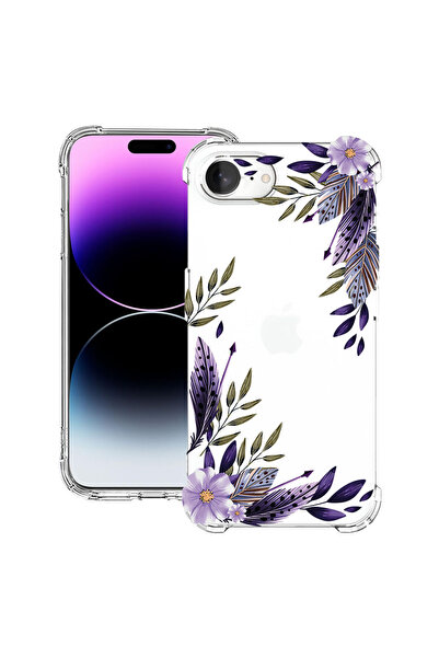 bestcase Husă Antișoc pentru Apple iPhone 16e / 17e, Floral - Levander, 19882...