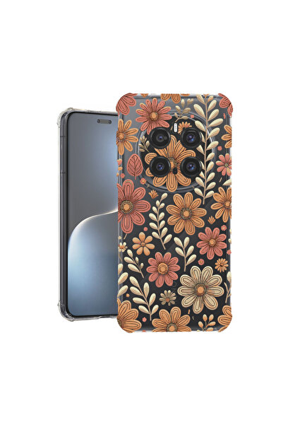 bestcase Αντικραδασμική Θήκη για Honor Magic7 Pro, Φλοράλ Φθινοπωρινό Σχέδιο,...