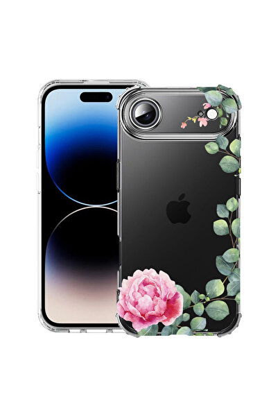 bestcase Husă Antișoc pentru Apple iPhone 17 Air, Florală - Camelie Minimalis...