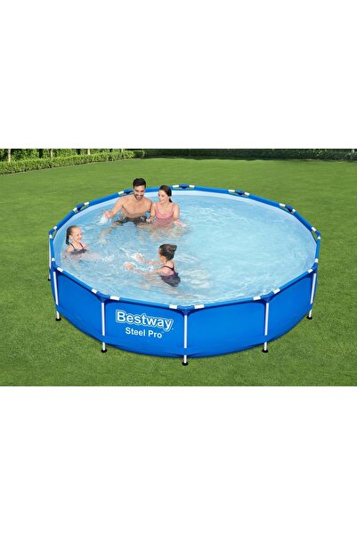 BESTWAY ® Steel Pro Yer Üstü Gölgelikli Prefabrik Havuz Seti 366x76 cm 56706 BW603