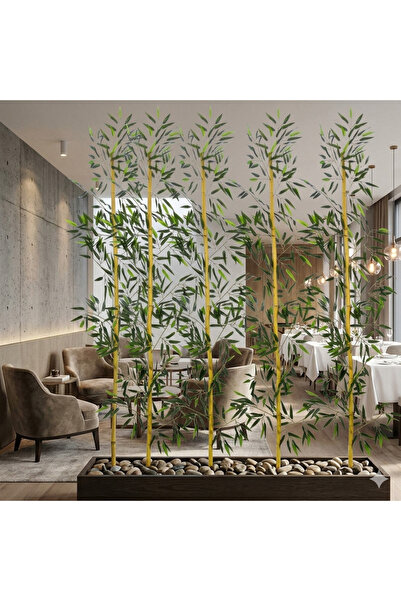Dekorsende Dekoratif 5’li Bambu Seperatör Seti 170 cm