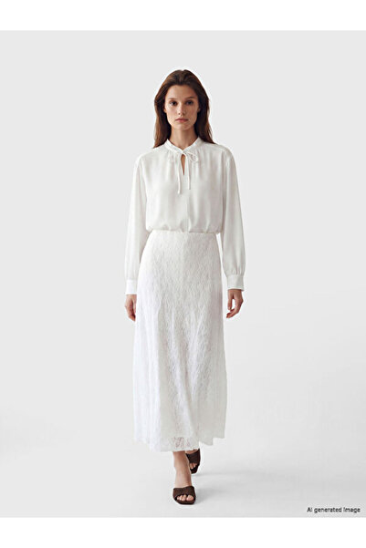 LC Waikiki Quality Pieces from Çelebi Store: Lace Piece Skirt with Belt and Cord