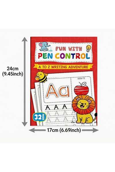 Choice 32 Pages A-Z Children's Alphabet Practice Books A-Z, Alphabet Writing ...
