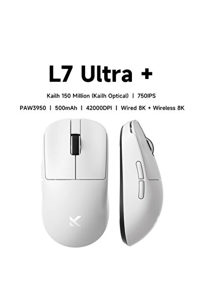 Choice7 White-L7 Ultra Plus MCHOSE L7 Pro Wireless Gaming Mouse L7 Ultra PAW3...