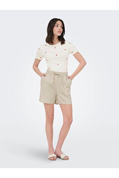 JDY Only Viscose Linen Fabric Shorts 15321518