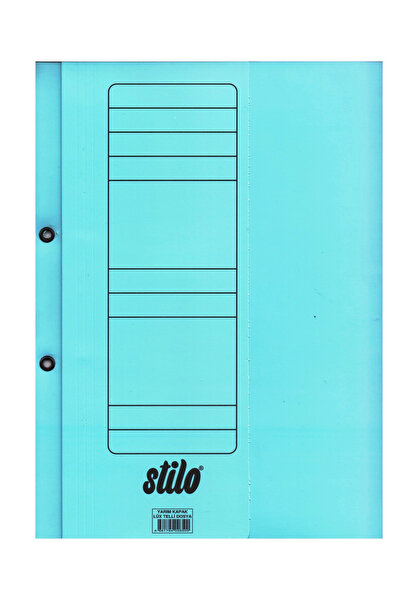 Stilo Lux Half-Cover Wire Binder (Blue) (10 Pieces)