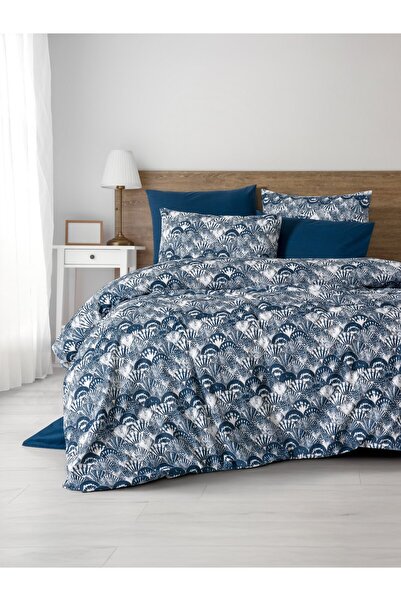 ETE HOMETEX Etehometex Double Ranforce Cotton Elastic Sheet Duvet Cover Set