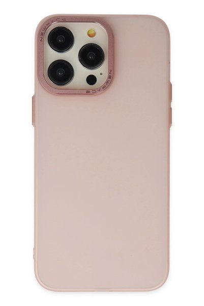 New Face ILKESHOP غطاء معدني جديد لهاتف iPhone 14 Pro (184934) - وردي