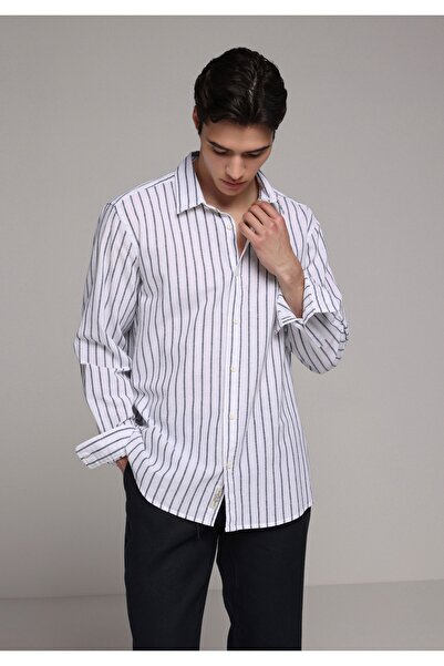 Colin's Cămașă Regular Fit Cămașă cu mânecă lungă pentru bărbați, cu dungi, a...