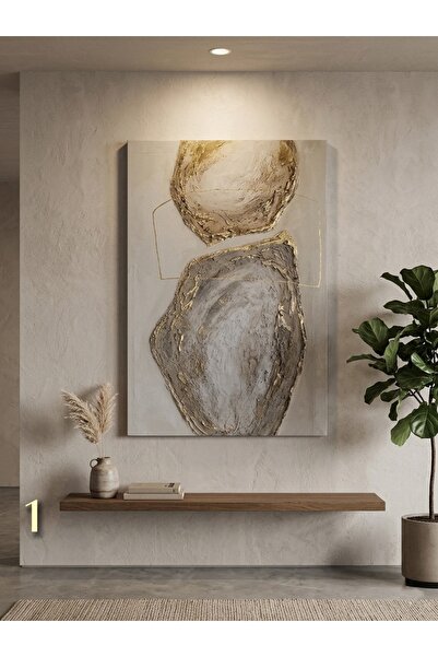 Arties Concept Taş Dokulu Bej Gri Tonlarında Pinterest Tablo
