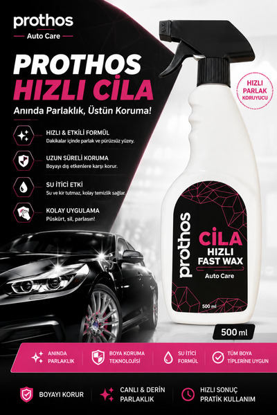 Prothos HIZLI CİLA FAST WAX 500 ML