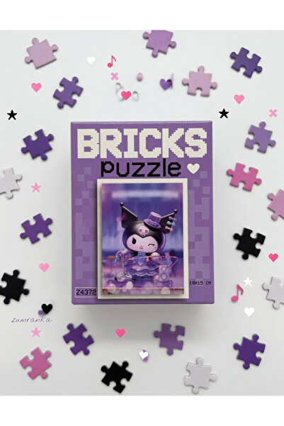 ZUMRANKA Bricks Puzzle 100 Parça Eğitici Mini Puzzle - 10x15 cm Premium Yapbo...
