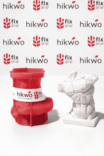 Hikwo Kaslı Erkek Biblo Heykel Silikon Kalıp - Taş Tozu Döküm Kalıbı - E36232