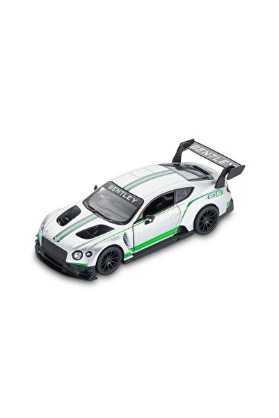 Noname Macheta auto metalica Kinsmart Bentley Continental GT3 Argintiu, S...