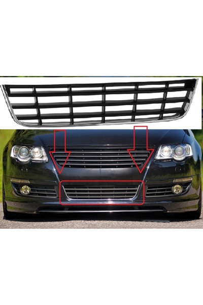 Polcar Grila centru bara fata Passat B6