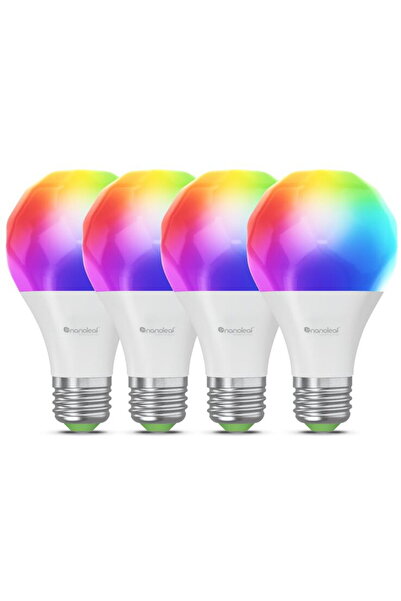 Nanoleaf Bec inteligent Matter Wi-Fi A19 E27, pachet de 4