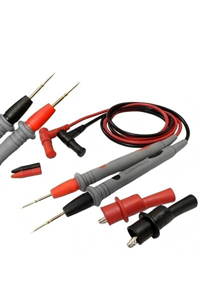 Choice4 PVC with clip 20A Multimeter Test Leads Extra Sharp Steel Needle Exte...