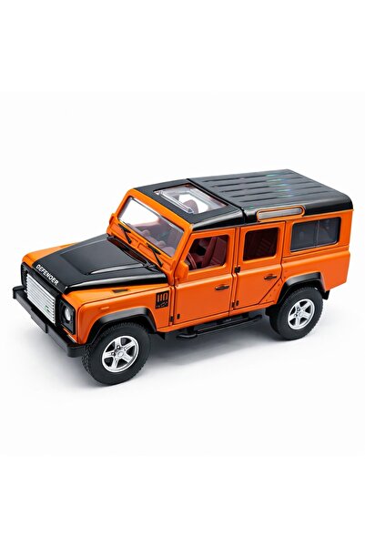 OEM Macheta Auto scara 1:32 - Land Rover Defender, culoare - Portocaliu